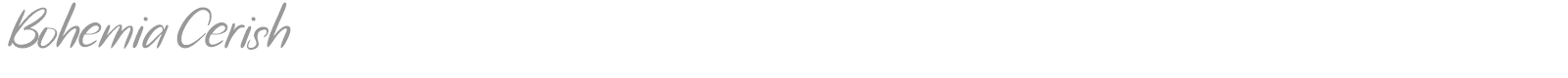 Bohemia Cerish font preview